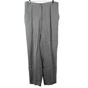 Tamotsu Light Blue Women's Dress Pants Front Zip Button Closure 2 049